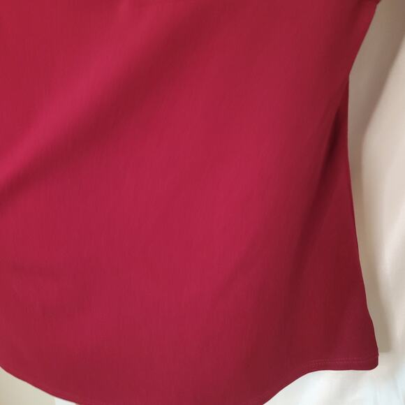 Shein Curve Red Open Shoulder Top - Size 3XL - Picture 6 of 12